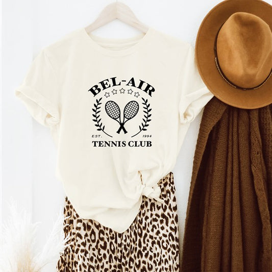 Bel-Air Tennis Club Short Sleeve Graphic Tee Shirt