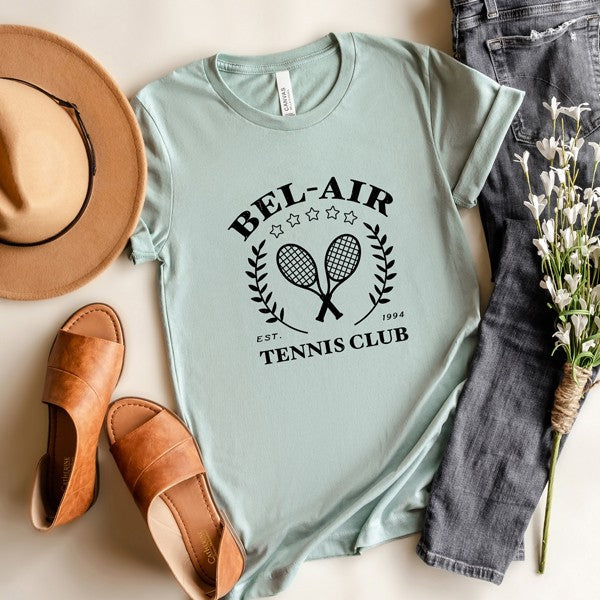 Bel-Air Tennis Club Short Sleeve Graphic Tee Shirt