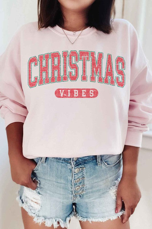 Christmas Vibes Graphic Sweatshirt